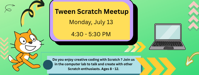 Tween Scratch Meetup, Mon July 13, 4:30