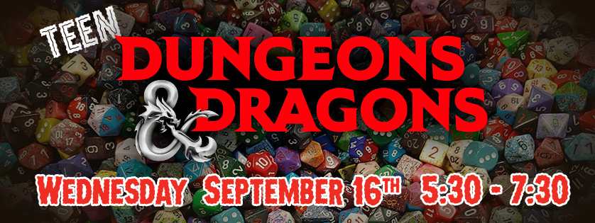 Teen D&D, Sep 16, 5:30